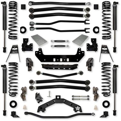 3.5 Inch Adventure X2 No Limits Long-Arm Suspension System for Jeep Wrangler JLU Gas Models With IFP Shocks Rock Krawler