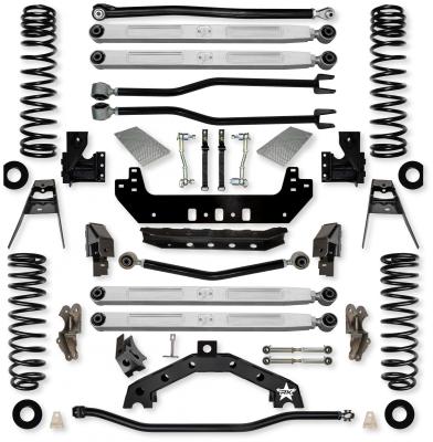 3.5 Inch Adventure X2 Pro Elite Long-Arm Suspension System for Jeep Wrangler JLU Gas Models With No Shocks Rock Krawler