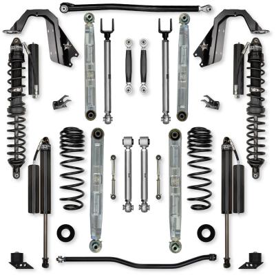 3.5 Inch X-Factor Pro Elite Coilover No Limits Mid-Arm Suspension System for Jeep Wrangler JLU 392 Models Comp Stage 1 Rock Krawler