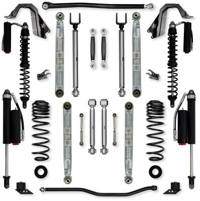 3.5 Inch X-Factor Pro Elite Coilover No Limits Mid-Arm Suspension System for Jeep Wrangler JLU 392 Models Comp System Stage 2 Rock Krawler