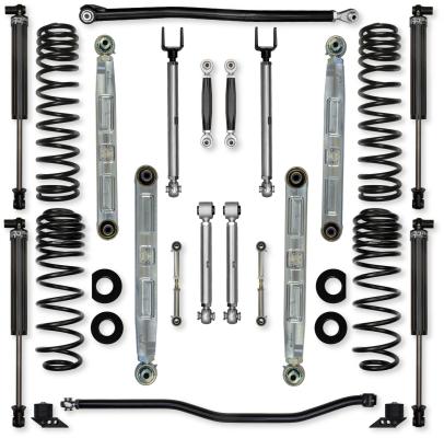 3.5 Inch X-Factor Pro Elite No Limits Mid-Arm Suspension System for Jeep Wrangler JLU 392 Hemi Models With RRD Shocks Rock Krawler