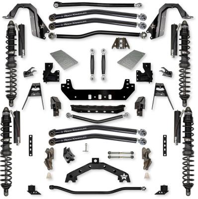 3.5 Inch X-Factor X2 Coilover No Limits Long-Arm Suspension System for Jeep Wrangler JL Gas Models Trail Runner System Stage 1 Rock Krawler