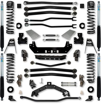 4.5 Inch Adventure X2 No Limits Long-Arm Suspension System for Jeep Wrangler JLU Diesel Models With Bilstein Shocks Rock Krawler