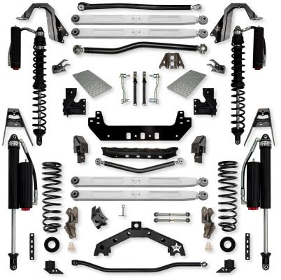 4.5 Inch X-Factor X2 Pro Elite Coilover Long-Arm Suspension System for Jeep Wrangler JLU Gas Models Comp System Stage 2 Rock Krawler