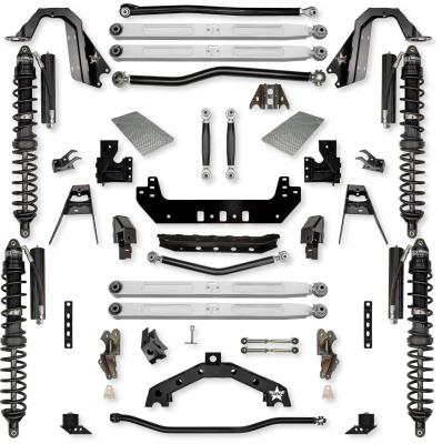 4.5 Inch X-Factor X2 Pro Elite Coilover No Limits Long-Arm Suspension System for Jeep Wrangler JLU Diesel Models Trail Runner System Stage 1 Rock Krawler