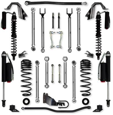 4.5 Inch X-Factor PRO Coilover Mid-Arm Suspension System for Jeep Wrangler JL Gas Models Comp System Stage 2 Rock Krawler