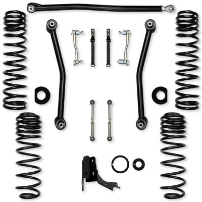 2.0 Inch Adventure Mid-Arm Suspension System for Jeep Gladiator JT Gas Models With No Shocks Rock Krawler