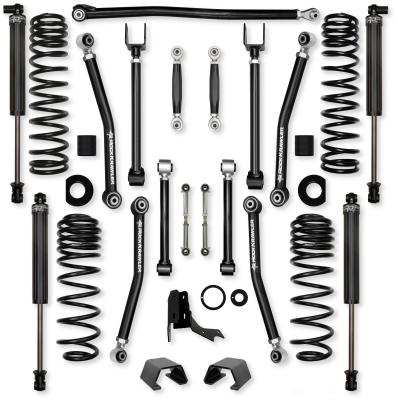 2.0 Inch Adventure X No Limits Mid-Arm Suspension System for Jeep Gladiator JT Rubicon Gas Models With IFP Shocks Rock Krawler