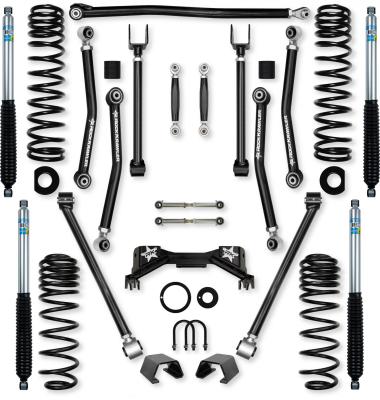 2.0 Inch Adventure X Pro No Limits Mid-Arm System for Jeep Gladiator JT Gas Models With Bilstein Shocks Rock Krawler