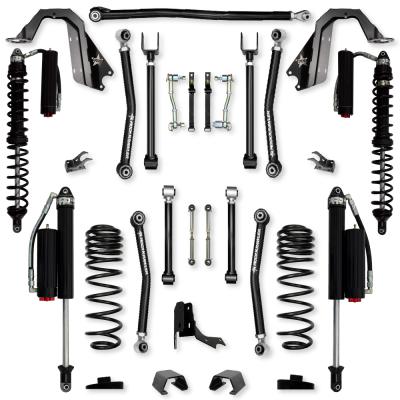 3.0 Inch Adventure X Coilover Mid-Arm Suspension System for Jeep Gladiator JT Diesel Models Comp System Stage 2 Rock Krawler