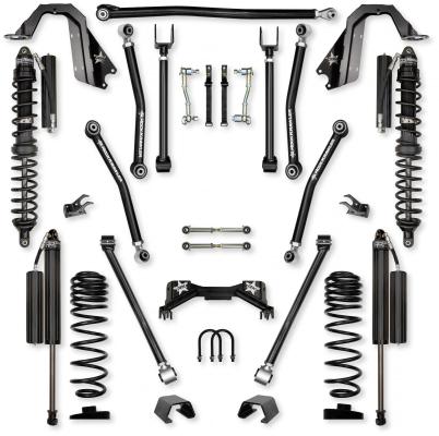 3.0 Inch Adventure X Pro Coilover Mid-Arm Suspension System for Jeep Gladiator JT Gas Models Comp Stage 1 Rock Krawler