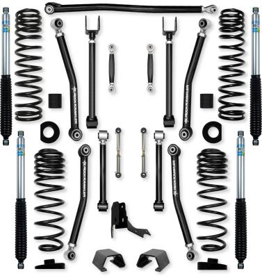 3.0 Inch Overland X No Limits Mid-Arm Suspension System for Jeep Gladiator JT Diesel Models With Bilstein Shocks Rock Krawler