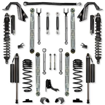 3.0 Inch X-Factor Pro Elite Coilover No Limits Mid-Arm Suspension System for Jeep Gladiator JT Diesel Models Comp Stage 1 Rock Krawler