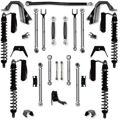 3.0 Inch X-Factor PRO Coilover No Limits Mid-Arm Suspension System for Jeep Gladiator JT Diesel Models Trail Runner System Stage 2 Rock Krawler
