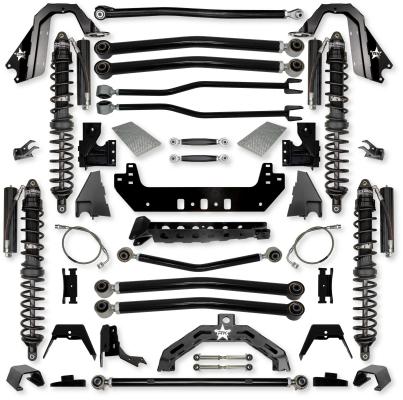 4.5 Inch Adventure X2 Coilover No Limits Long-Arm Suspension System for Jeep Gladiator JT Gas Models Trail Runner System Stage 1 Rock Krawler