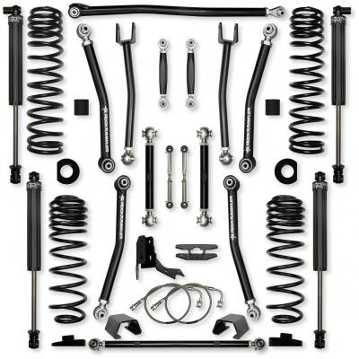 4.5 Inch X-Factor No Limits Mid-Arm Suspension System for Jeep Gladiator JT Diesel Models With IFP Shocks Rock Krawler
