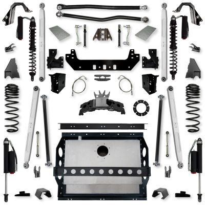 4.5 Inch Rockzilla Lite Coilover Long-Arm Suspension for Jeep Gladiator JT Rock Krawler