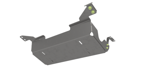 Jeep JL Muffler Skid Plate 2018-Present Wrangler JL Motobilt