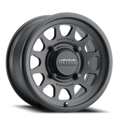 Aluminum Wheels 15x7 MR414 Bead Grip UTV Bolt Pattern 4 On 156 Offset 38 Lip Size 0.79 Matte Black MB Method