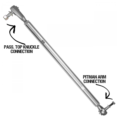 Pro X Top Mount Drag Link Jeep Wrangler JL/Gladiator Standard Axles Rock Krawler