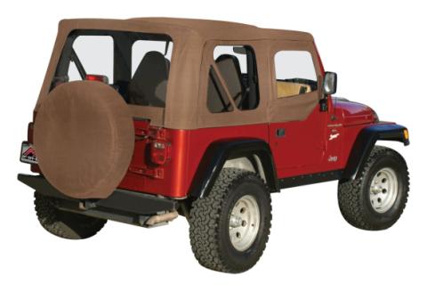 Spice Repl. Soft Top &amp; Door Skins for 97-06 TJ w/o Unltd, w/ Soft Upper Doors RT Off Road