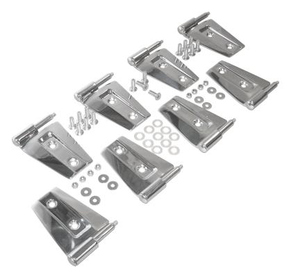 Stainless Steel Door Hinge Kit For 2007-2018 Jeep JK Wrangler w/ 4 Doors RT Off Road