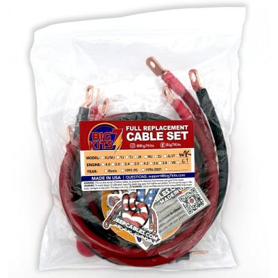 2005-2010 Jeep Grand Cherokee WK Battery Cable Kit 4.7 Liter 2 Gauge Battery Cable Big7Kits