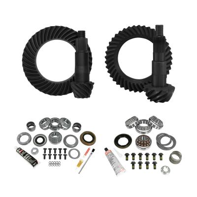 Re-Gear And Install Kit D30 Front/D44 Rear Jeep JL Non-Rubicon 4.56 JL Non-Rubicon D44 (M220) Rear/ D30 (M186) Front 4.56 Ratio Complete Gear/Kit Package Yukon Gear