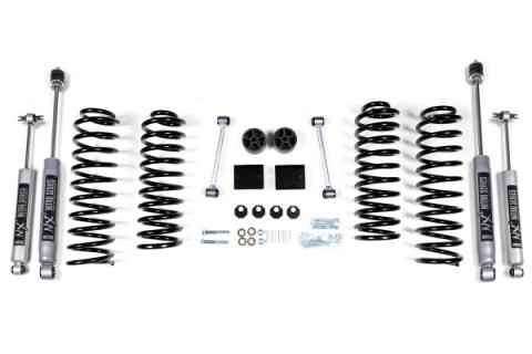 2 Inch Lift Kit Coil Spring Jeep Wrangler JK 07-11 4-Door NX2 Nitro Shocks
