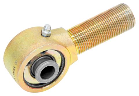 Narrow Forged Johnny Joint 2 Inch 2.190 Inch X 0.482 Inch Ball 1 Inch-14 Right Hand Threaded Shank Externally Greased Each RockJock 4x4
