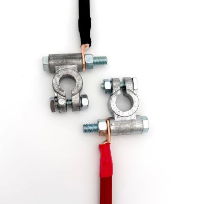 1974-1983 Jeep Cherokee Full Size SJ Battery Cable Kit V8 2 Gauge Battery Cable w/Black Red/Spyder Wrap Big7Kits