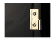 Door Hinge Kit Lower Stainless Steel 76-06 Jeep CJ/Wrangler YJ/TJ Rugged Ridge