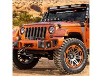 Elite Euro Guard Kit Fog Light 07-18 Jeep Wrangler JK/JKU Rugged Ridge