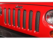 Grille Insert Satin Stainless Steel 07-18 Jeep Wrangler JK Rugged Ridge