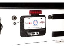 Tire Carrier Delete Plate Kit: 07-18 Jeep Wrangler JK Rugged Ridge