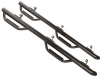 Spartan Nerf Bar Kit Textured Black 07-18 Jeep Wrangler JKU 4 Door Rugged Ridge