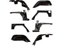 XHD Armor Fender Kit Liner 07-18 Jeep Wrangler JK 2 Door Rugged Ridge