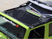 The Eclipse Sun Shade from Rugged Ridge Fits 07-18 Jeep Wrangler. Rugged Ridge