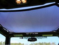 The Eclipse Sun Shade from Rugged Ridge Fits 07-18 Jeep Wrangler. Rugged Ridge