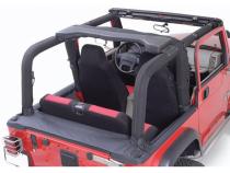 This Black Vinyl Roll Bar Cover from Rugged Ridge 07-18 Jeep Wrangler Jk. Rugged Ridge
