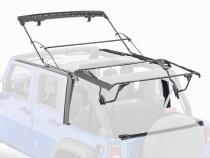 Jeep JK Full Hardware Top Tinted Glass 10-18 Wrangler JK 4 Door Black MasterTwill MasterTop
