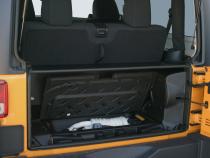 Standard Cargo Enclosure - 11-18 Wrangler Does Not Secure Entire Rear Cargo Area of 4-Door Models Black Tuffy Security Products