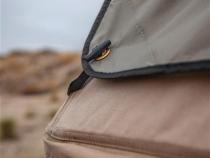 Overlander XL Roof Top Tent 122 Inch W x 76 Inch L x 51 Inch H Load Capacity 770 lbs Coyote Tan Smittybilt