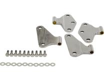 Jeep JK Body Door Hinge Set 4 Pieces 2 Door 07-18 Wrangler JK Polished Silver Kentrol