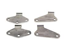 Jeep JK Body Door Hinge Set 4 Pieces 2 Door 07-18 Wrangler JK Polished Silver Kentrol