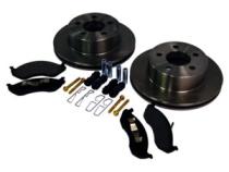 Front Disc Brake Serv. Kit for 99-06 Jeep TJ Wrangler, XJ Cherokee w/ Cast Rotor Crown Automotive