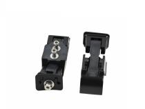 Jeep JK Hood Catch Pair 07-18 Wrangler JK Powdercoat Black Kentrol