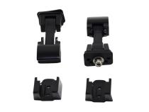Jeep JK Hood Catch Pair 07-18 Wrangler JK Powdercoat Black Kentrol