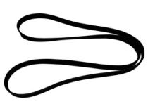 Accessory Drive Belt for Select 2011-2012 Jeep WK Grand Cherokee w/ 3.6L Engine Crown Automotive