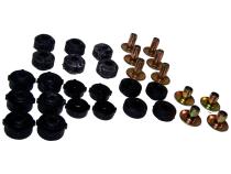 Body Mount Kit for 1987-1995 Jeep YJ Wrangler w/ Steel Body Crown Automotive